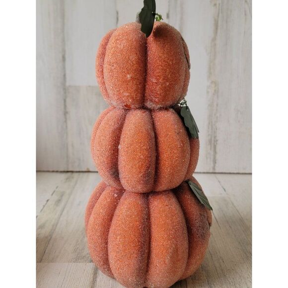 Crazy mountain pumpkin stack beaded Halloween figure decor - Picture 8 of 10